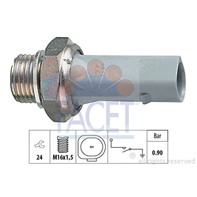 Image de FACET 7.0150 Sonde De Pression d&#039;Huile M16x1,5 0,9bar Made in Italy OE Equivalent SKODA: Fabia I 5 portes, 1 Combi