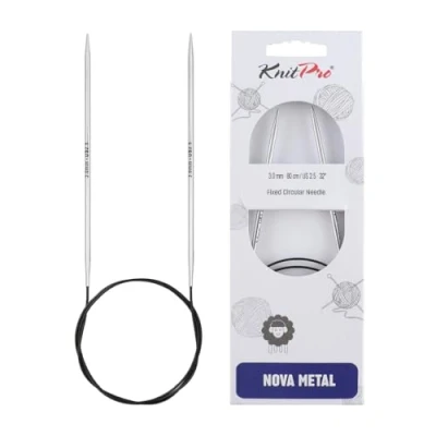 Image de KnitPro KP10385 Nova Aiguille Fixe Circulaire Bois Multicolore 30 x 0,6 7,5 cm
