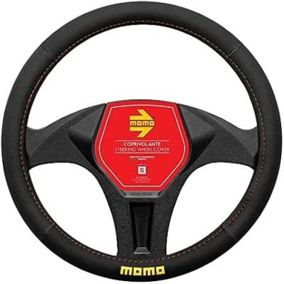 Image de Momo EASY SWC0EASBR Housse de volant noir/rouge 38 39cm PVC