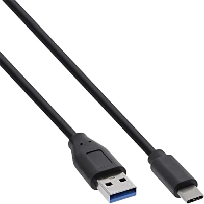 Image de InLine Câble USB Type A (M) pour C 3.1 3 50 cm noir