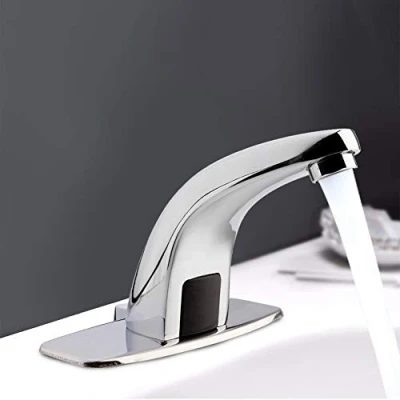 Image de Robinet de lavabo à capteur infrarouge luxe mains libres avec câble 0,1 MPa 0,6