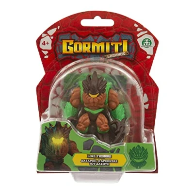 Image de GORMITI Legends Giochi Preziosi Tasarau Personnage 7 cm avec Fonction Mix et Match Carte Incluse pour Les Enfants à partir de 4 Ans