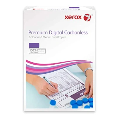 Image de Xerox 003R99111 Rame de 500 feuilles papier sans carbone pour 4 exemplaires (Blanc/jaune/rose/bleu)