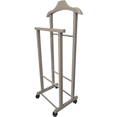 Image de LIBEROSHOPPING.eu LA TUA CASA IN UN CLIK Portemanteau pour Maison valet de Chambre en Bois Massif (Gris)