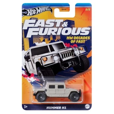 Image de Hot Wheels Fast and Furious Auto Hummer H1 HW Decades of Maquette Die Cast Scala 1:64 Longueur 7cm HYP73