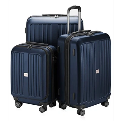 Image de HAUPTSTADTKOFFER X Berg Set de 3 Valises Bagages rigides ABS (S, M, L) 258 L, Bleu foncé