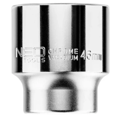 Image de NEO TOOLS 08 314 Clé à douille 3/4 3124 46 mm Acier chrome vanadium hexagonale