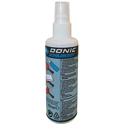 Image de Donic Schildkröt Nettoyant pour Tennis de Table, 100 ml dans un Pulvérisateur à Pompe, Rafraîchir les Revêtements des Raquettes, 828524