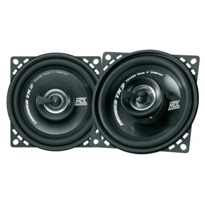 Image de Haut parleurs coaxiaux MTX AUDIO TX240C 10cm 4O 45W RMS 310W Peak avec aluminium bobine Ø25mm et tweeter mylar Ø13mm Neuf