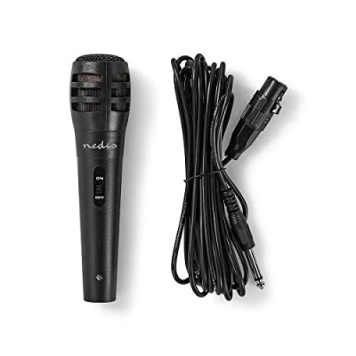 Image de NEDIS Microphone avec câble Sensible de 72 DB +/ 3