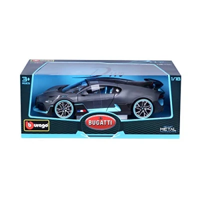 Image de Bburago 1/18 Bugatti DIVO Voiture, 11045, Noir, 1:18