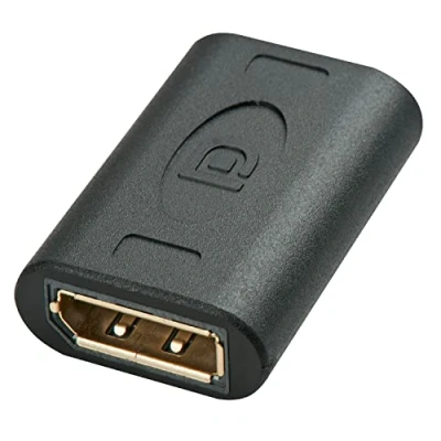 Image de Adaptateur DisplayPort double femelle LINDY Premium Résolution 2560x1600 Compatible DP 1.1a à 1.2 Or