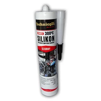 Image de Technicqll Mastic adhésif silicone haute température Noir Résistant à la chaleur jusqu&#039;à 300 C ml &quot;Joint d&#039;étanchéité liquide&quot; New