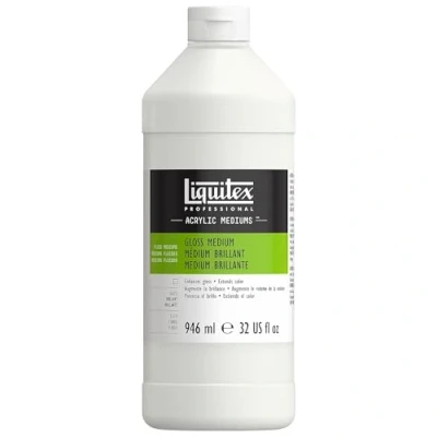 Image de Liquitex Additif Médium Vernis Brillant Flacon 946ml