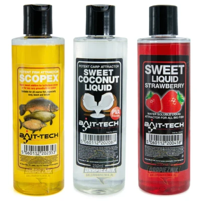 Image de Bait Tech Booster Liquide (250ml) Goût : Krill &amp; Thon