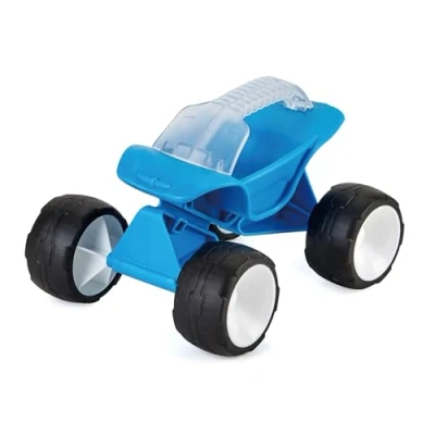 Image de Hape Buggy BleuEnfant Jouet dès 12 mois Pour Plage, Bac à Sable, Terrain de Jeu Coordination œil main, Capacités Cognitives, Motricité Plastique Durable Robuste &amp; Facile Petites Mains