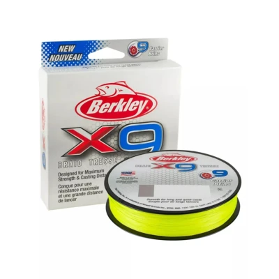 Image de Berkley X9 Tresse Vert Flamme (150m) Taille : 0.08mm