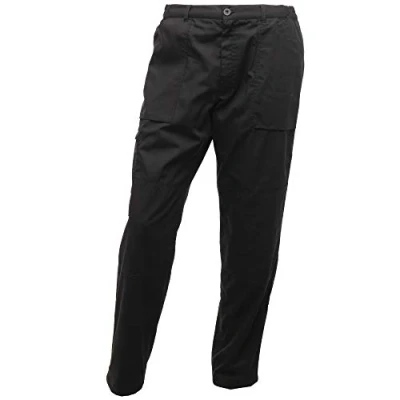 Image de Regatta Pantalon de Travail Homme déperlant avec poches Multiples Lined Action REGULAR Trousers Black FR: M (Taille Fabricant: 33&quot;)