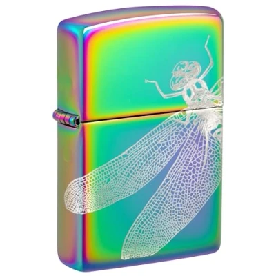 Image de Zippo Briquet de poche multicolore motif libellule