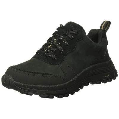 Image de Clarks Femme ATL Trek Free WP Basket, Nubuck Noir, 37.5 EU