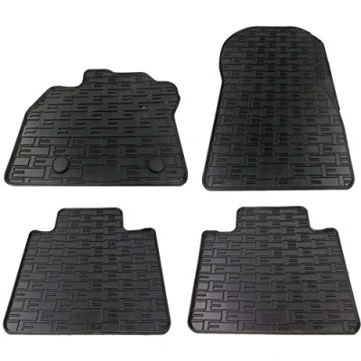 Image de AutoStyle CK RRE01 Ensemble de tapis sol caoutchouc avant et arrière 4 noir RENAULT: Zoe