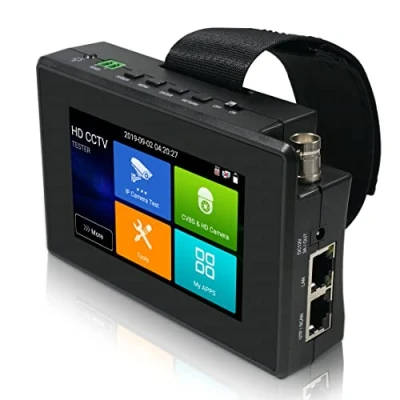 Image de Pomiacam 4 Pouces Wrist Coaxial HD 4.0 CCTV Testeur H.265 4K IP Caméra CVBS 8MP TVI CVI AHD 5 in 1 Moniteur avec WiFi PoE 12V Output IPC1800ADH Plus