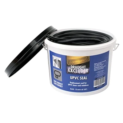 Image de Stormguard Joint de rechange en uPVC caoutchouc pour porte et fenêtre Noir 25 m