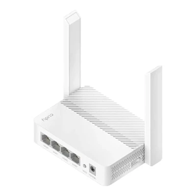 Image de Cudy Routeur 300 Mbps Wi FI N en 2.4 GHz, 3 Ports Ethernet 2 antennes Haute Puissance 5 dBi, contrôle Parental, Configuration Facile, jusqu&#039;à Mbits/s (WR300)