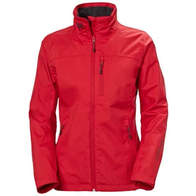 Image de Helly Hansen Femme Crew Midlayer Waterproof Windproof Breathable Sailing Jacket, Rouge, L EU