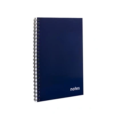 Image de Collins Essential Cahier à spirales ligné Bleu foncé Format A4 80 pages