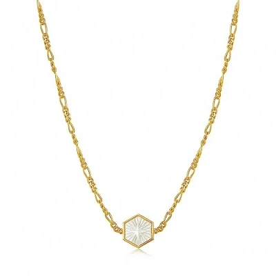 Image de ANIA HAIE Collier pour femme en argent 925 et nacre taille unique 88332407,