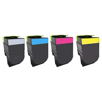 Image de FG Encre Pack de 4 Toners Remplace pour LEXMARK CX317 / CX317DN CS317 CS317DN CX417 CX417DE CS417 CS417DN CS517 CS517DE CS517DN CX517 CX517DE CX517DN