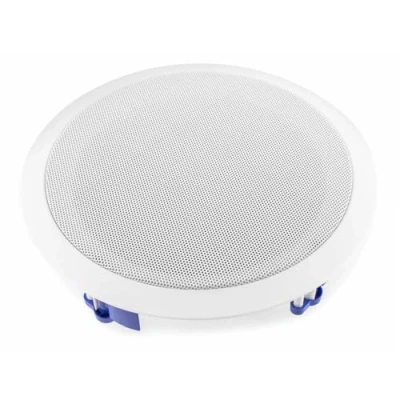 Image de Power Dynamics CSSG8 Enceinte de Plafond Haut Gamme Aluminium, Puissance 50 Watts, Woofer 8 Pouces, Convient aux Espaces Humides, Idéal pour Les Restaurants, Bars, Salles Bain…