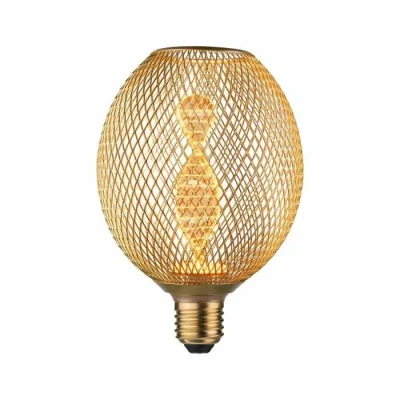 Image de Paulmann Globe LED Metallic Glow Helix E27 laiton