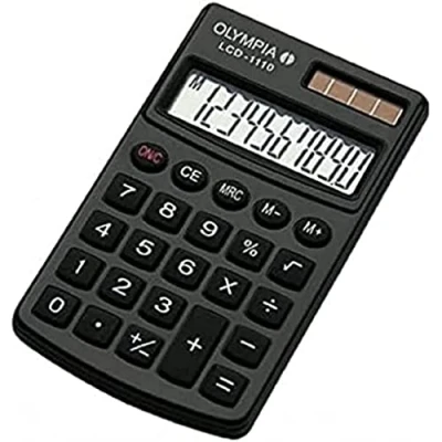 Image de Olympia LCD1110BK Calculatrice Noir