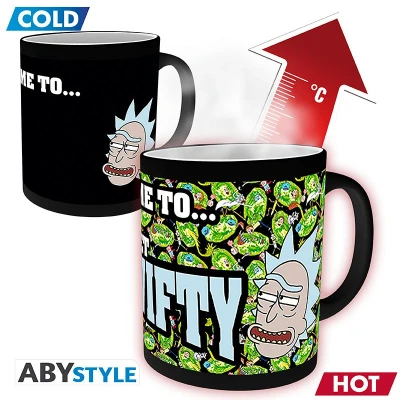Image de Heat Change Mug R&amp;M Get Scwifty GB Eye