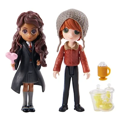 Image de Wizarding World Harry Potter Kit de Jeu avec Figurines Ron Weasley et Parvati Patil à Collectionner, Jouet pour Enfants partir 5 Ans, Article Fan