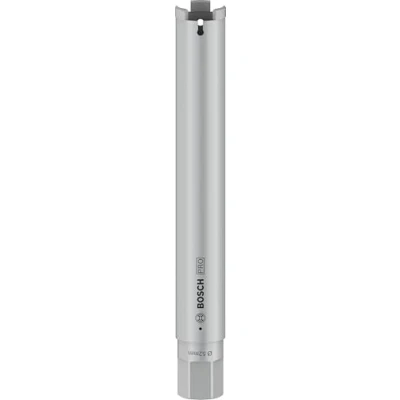 Image de Bosch 2608601404 Couronne de forage à sec diamantée 1 1/4&quot; UNC best for universal 52 mm 330 3 segments 11,5 mm, Argent