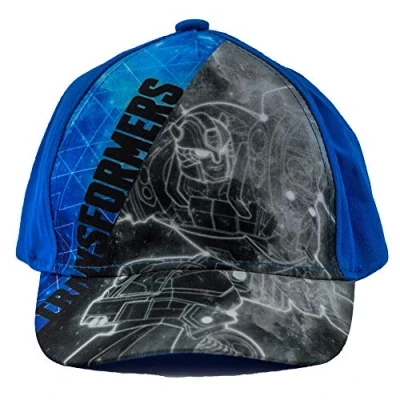 Image de Casquette Transformers Autobot, Kappy, Basecap, Enfants, Garçons, 100% Coton (Bleu, 52)