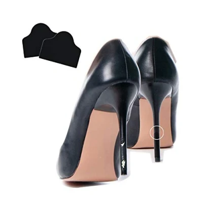 Image de ProtectMyHeels Noir Pour talons aiguilles (1 pièce) I Protection et réparation hauts noirs fins défectueux