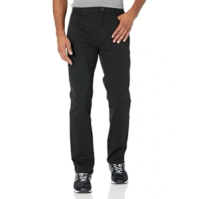 Image de Amazon Essentials Pantalon Chino Stretch Confortable à 5 Poches Coupe Athlétique (Déjà Goodthreads) Homme, Noir, 36W / 28L