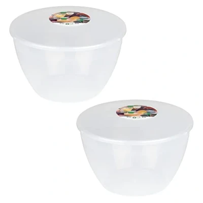 Image de Just bassins Pudding limitée Multipack Transparent 4 pinte 2.27lt lavabo (Lot de 2)