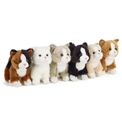Image de Living Nature Jouet en Peluche Chaton Peluche, à l’unité (16 cm)