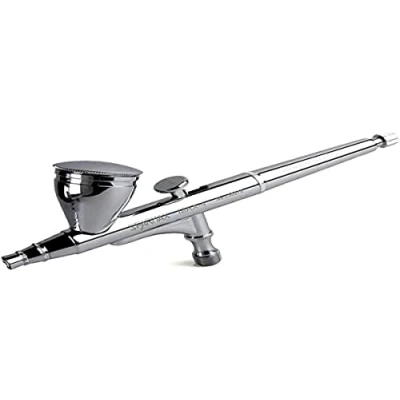 Image de SPARMAX Max 4 Aérographe par gravité Double Action, Chrome, 0,4 mm