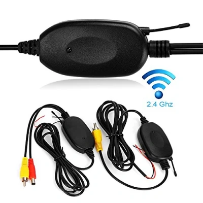 Image de 2,4 GHz sans Fil Vidéo Transmetteur et Récepteur pour la Voiture Caméra de Recul Vue Arrière Inversée Moniteur Parking System