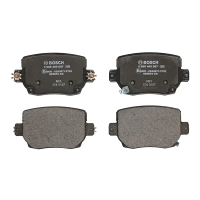 Image de BOSCH 0 986 460 087 Jeu de plaquettes frein Low Metallic avec contact du palpeur d&#039;usure intégré TESLA: Model 3, Y