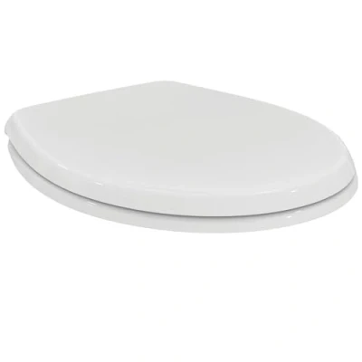 Image de Ideal Standard Abattant WC Universel, Lunette Toilette, Siège WC, Frein de chute, Blanc,Modèle authentique W303001