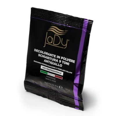 Image de JaDy Poudre Decolorante Cheveux Décoloration 9 Tons avec Huile de Germe Blé Anti Jaune Ne Gonfle Pas Sachet 35g