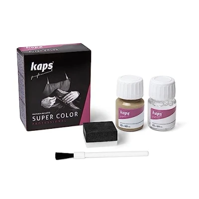 Image de KAPS Super Color Teinture pour Cuir Naturel Matières Synthétiques et Textiles 25 ml Plusieurs couleurs, 167 Dark Beige