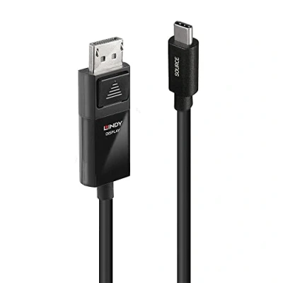 Image de CÂBLE ADAPTATEUR USB TYPE C VERS DISPLAYPORT 1.4 AVEC HDR, 3M LINDY 43